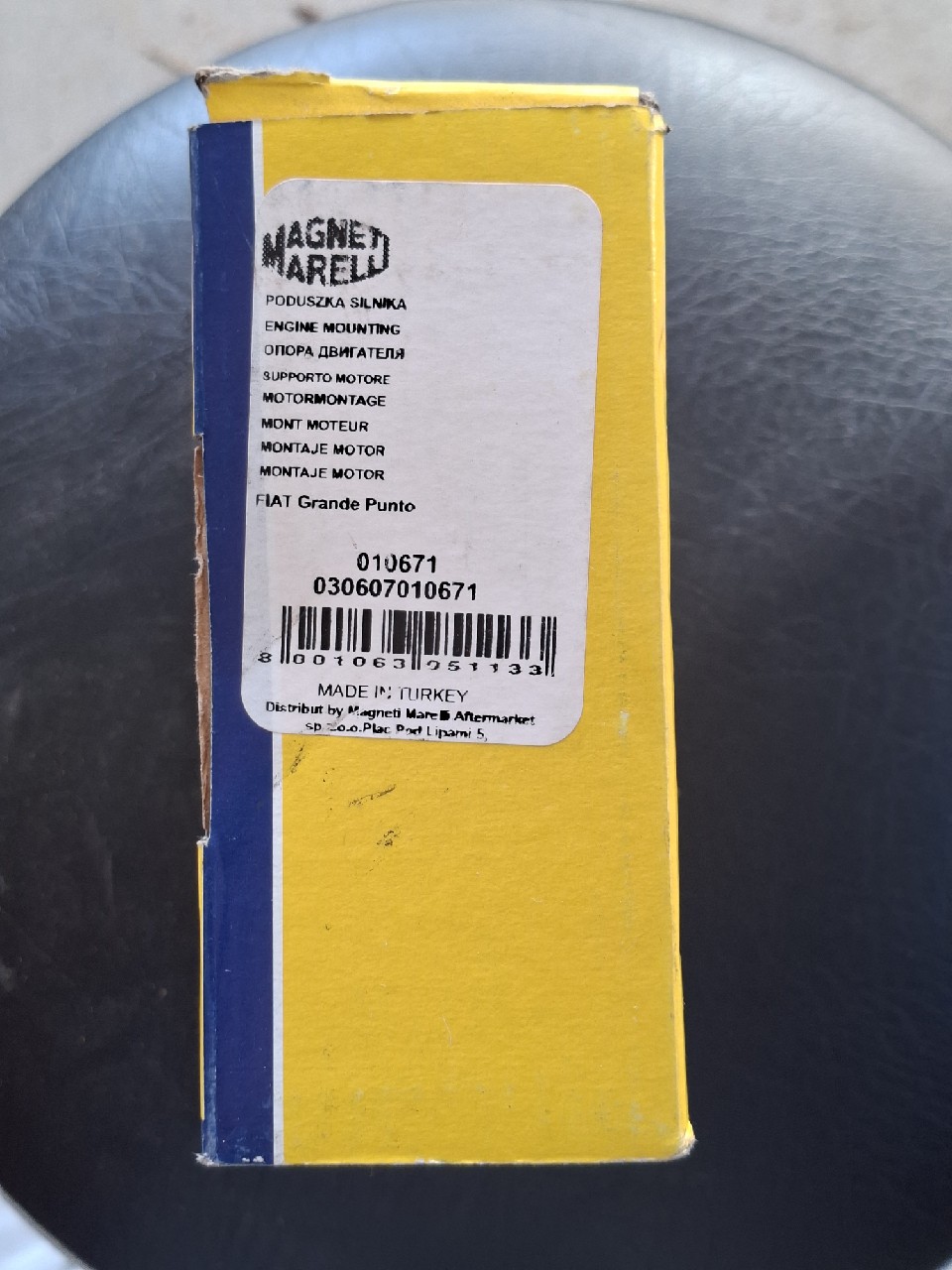 MAGNETI MARELLI 010671 ПОДУШКА ДВИГУНА 
