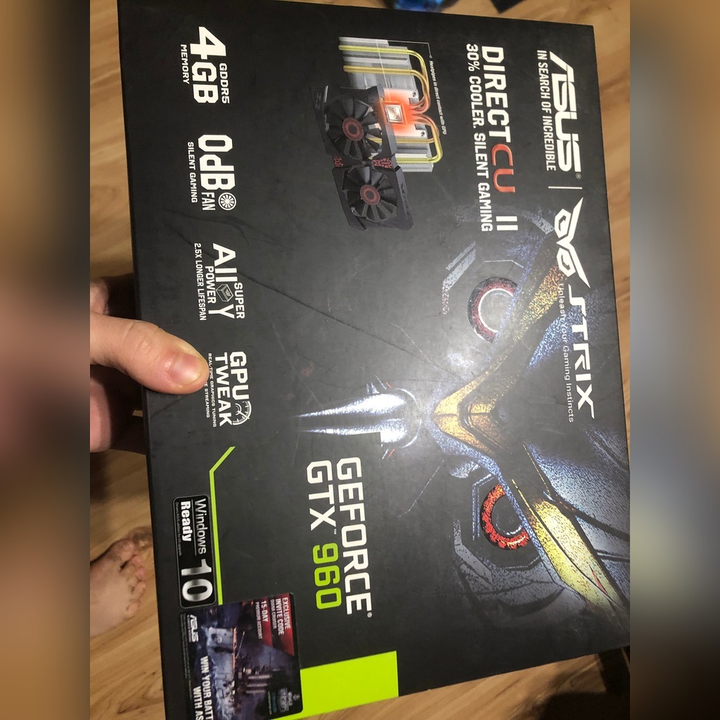Zdjęcie oferty: Nvidia GTX 960 ASUS STRIX 4 GB Z PUDEŁKIEM