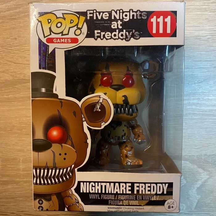 Funko Pop Nightmare Freddy 111 Five Nights At Freddy's FNAF - Funko -  Magazine Luiza