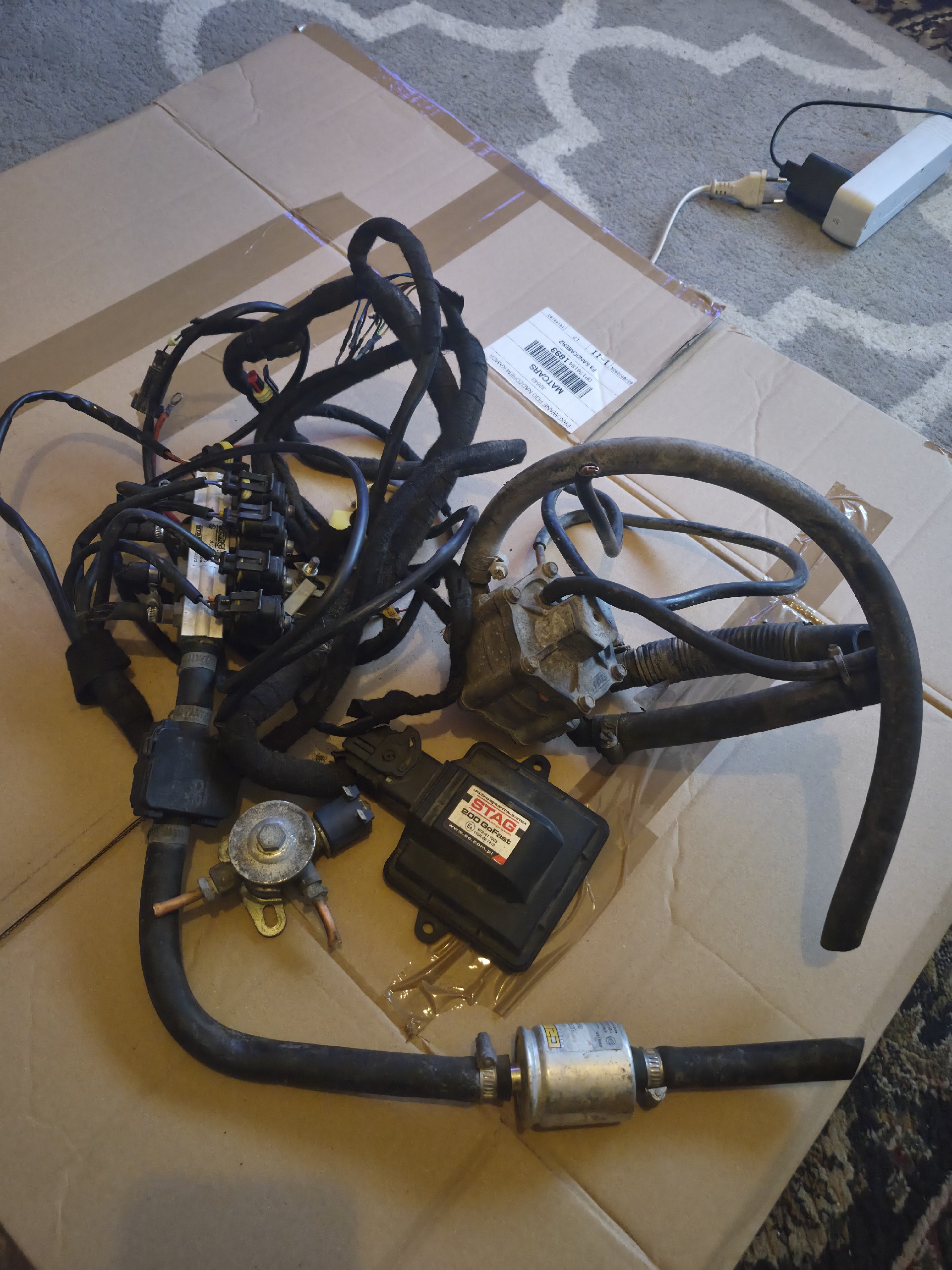 ПРОВОДКА LPG ГАЗУ STAG 200 GOFAST СЕКВЕНЦІЯ W01 AC R02 PS02 