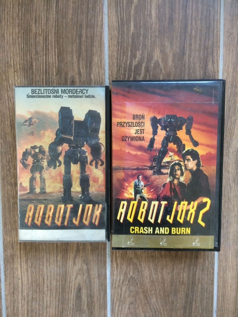 Robot Jox zestaw 1 2 kasety VHS lektor unikat Nowa Kościelnica Kup