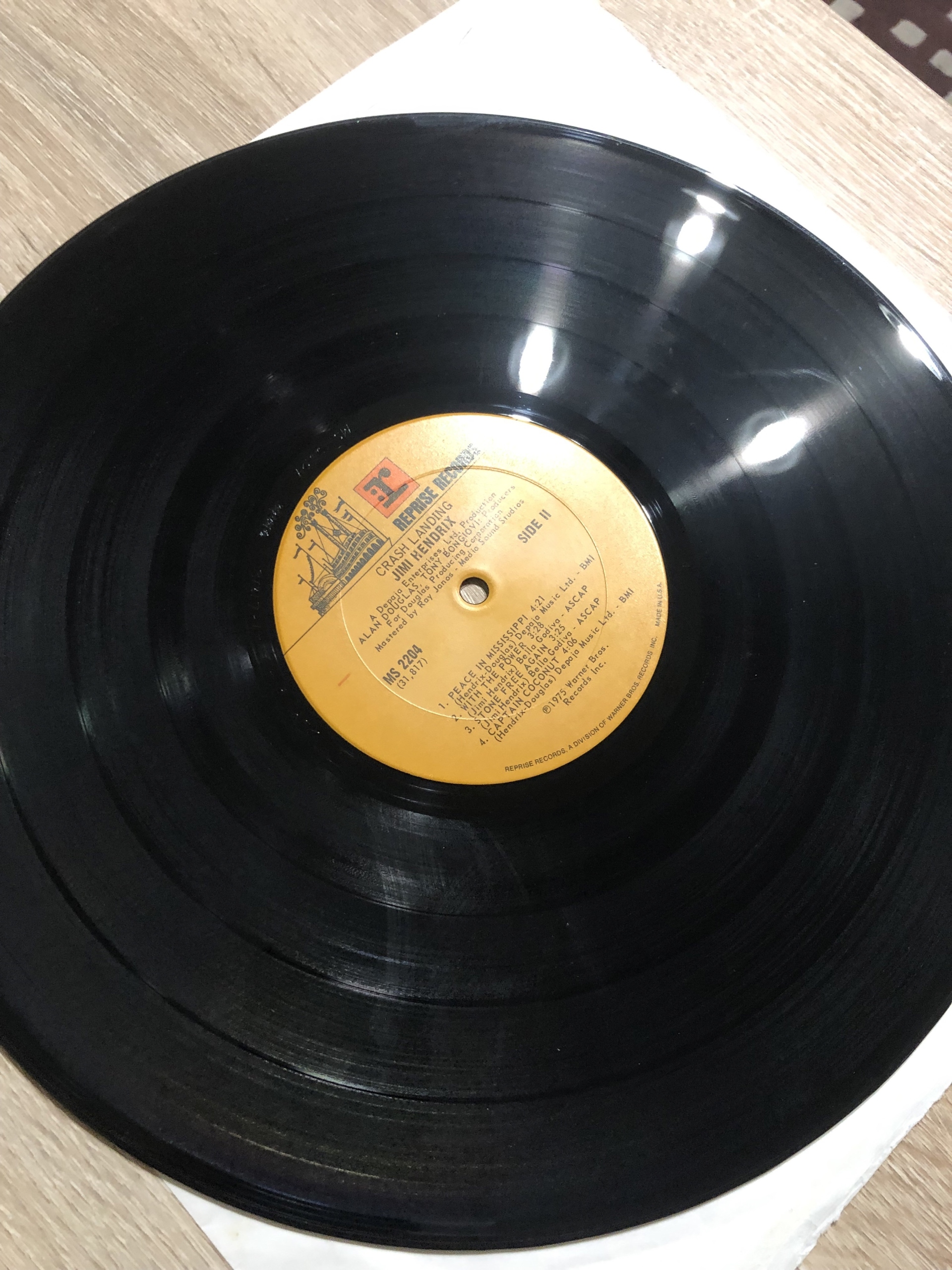 Jimi Hendrix Crash Landing USA VG+ Pabianice Kup teraz na Allegro