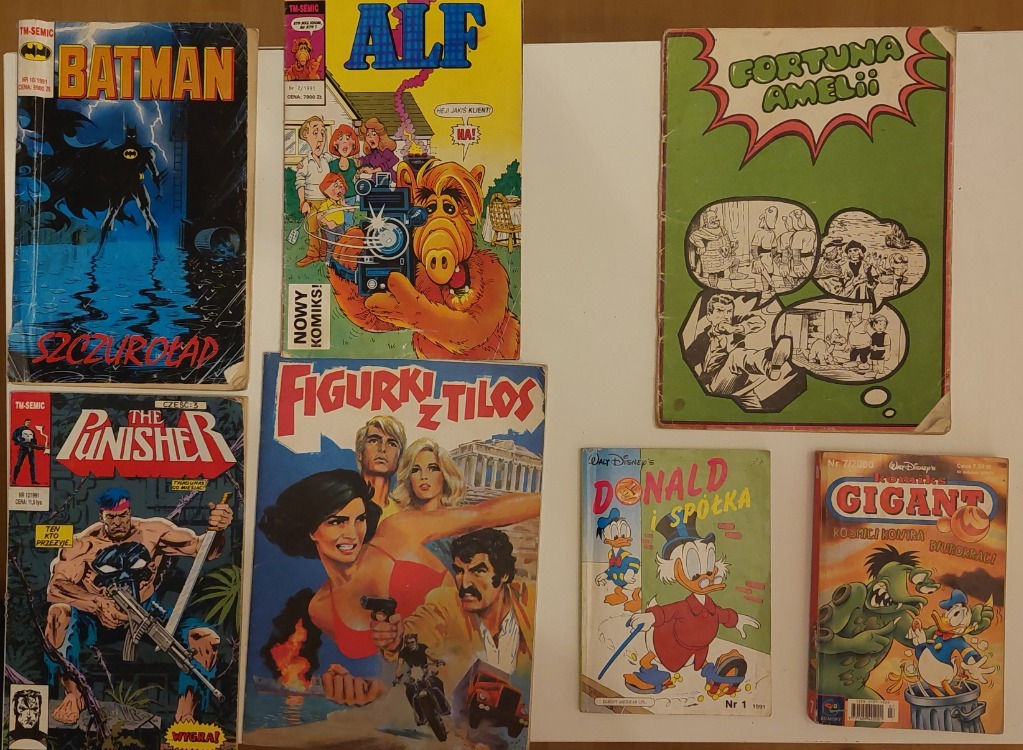 Archiwalne komiksy z lat 80-tych, 90-tych | Dobroń | Ogłoszenie na Allegro  Lokalnie