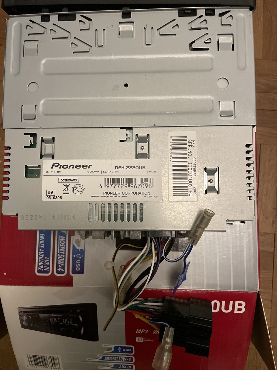 Radio samochodowe Pioneer DEH-2220UB | Lublin | Licytacja na Allegro ...