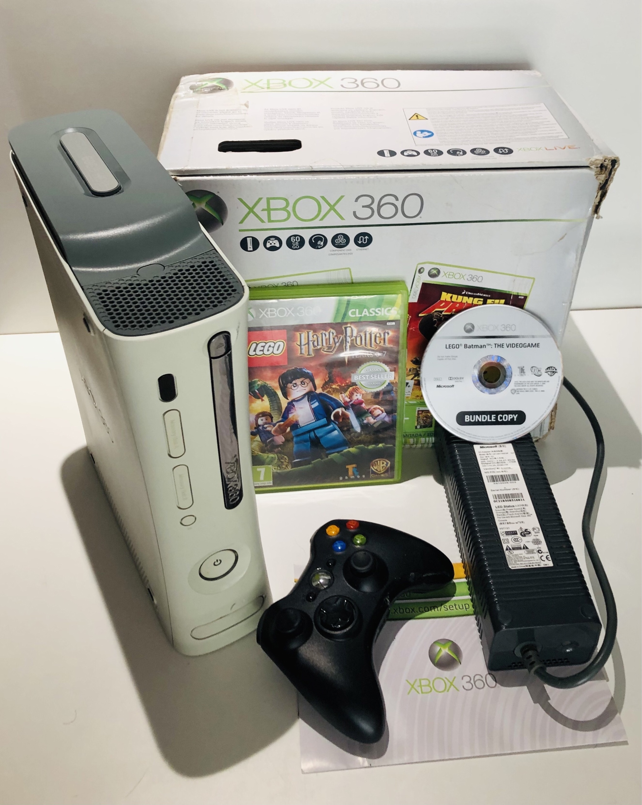 Xbox 360 Fat 60GB HDMI z PL Komplet Pudełko Gry | Łódź | Kup teraz na ...