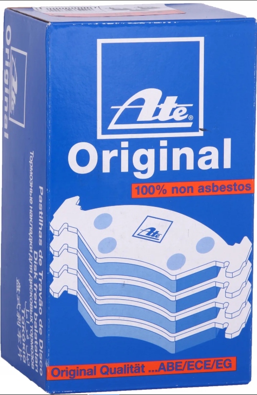 КОЛОДКИ ATE ПЕРІД SEAT, VW, SKODA, AUDI 607117 