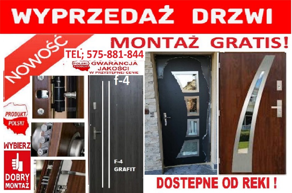 Daddy single Popular Drzwi wewnątrzklatkowe zewnętrzne z Montażem | Warszawa | Ogłoszenie na  Allegro Lokalnie