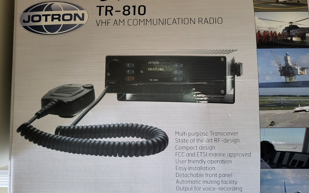 Radiotelefon nadajnikaodbiornika JOTRON TR810 Gdynia Ogłoszenie