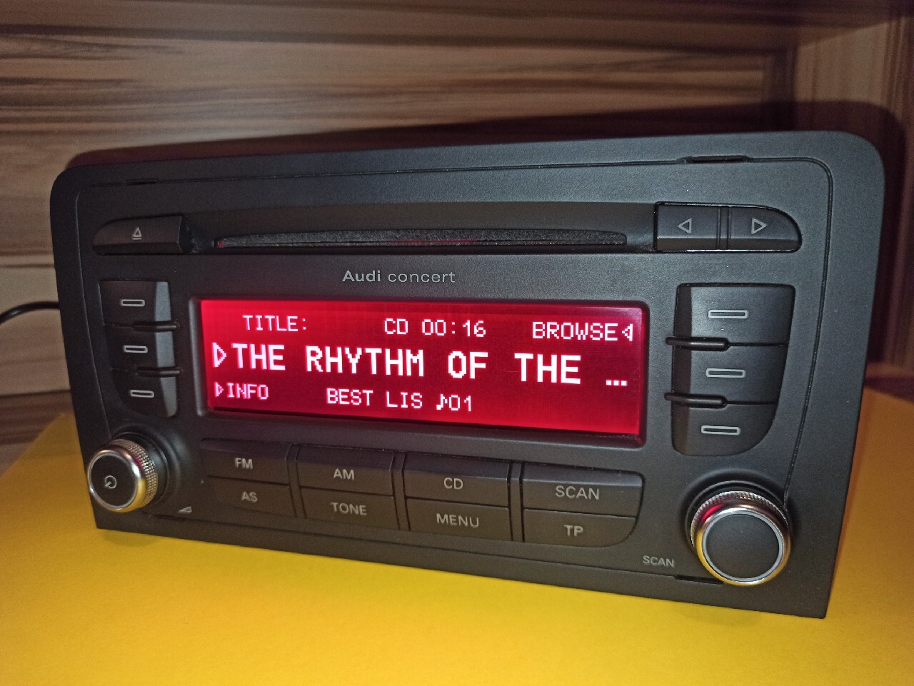 Radio + KOD Audi Concert 2+ 2DIN A3 8P CD | Radom | Kup teraz na ...