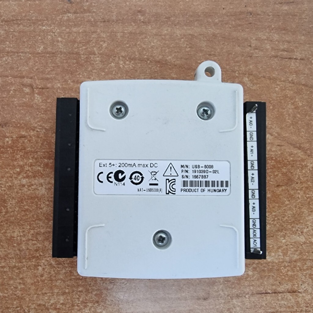 National Instruments Moduł NI USB6008 DAQ Warszawa Licytacja na