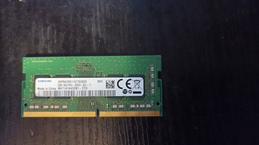 Samsung 8GB DDR4 (M471A1K43CB1-CTD) | Sosnowiec | Kup teraz na Allegro ...