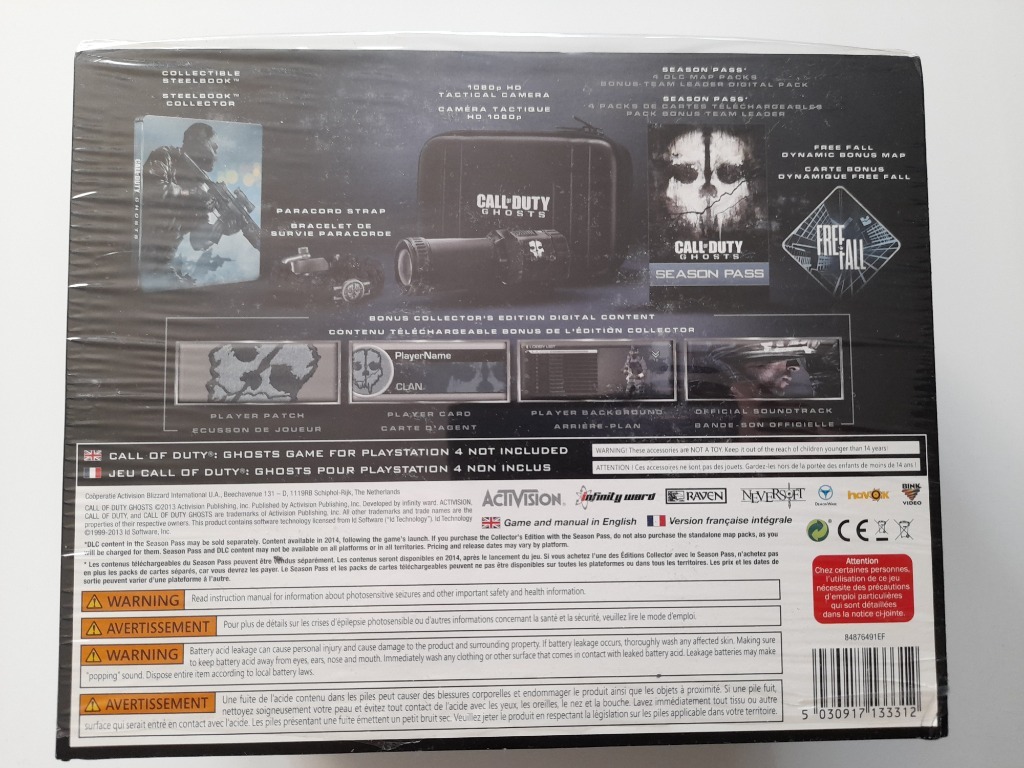 Call Of Duty Ghosts Prestige Edition Camera
