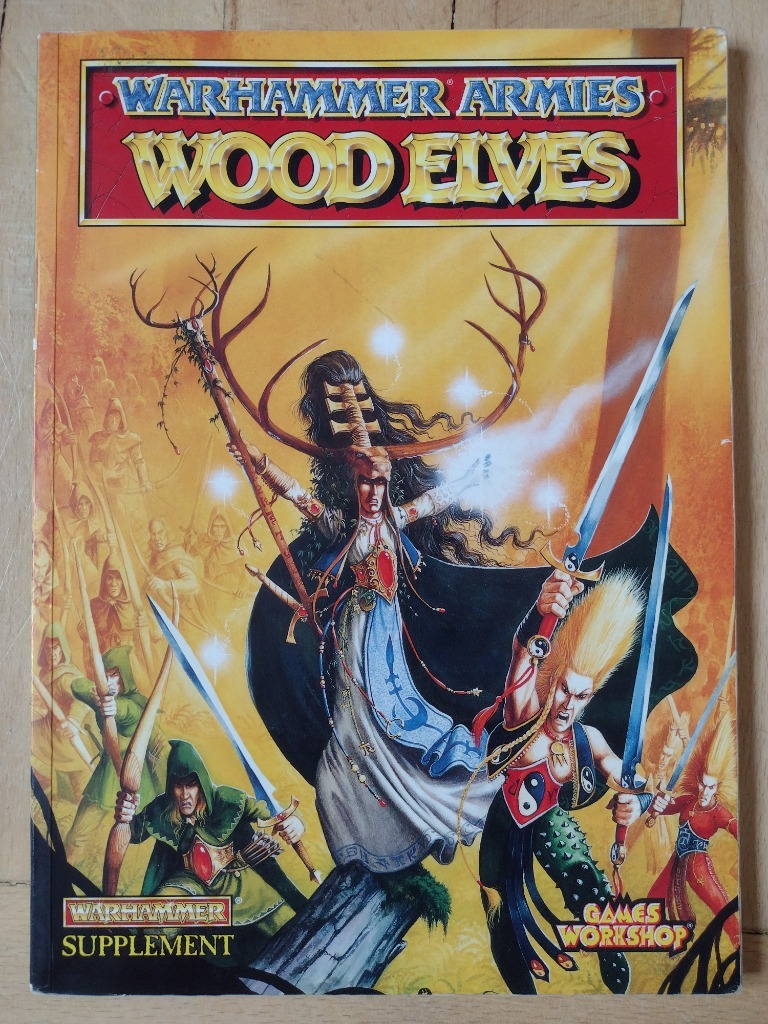Warhammer Wood Elves 1996 4th Codex Armybook Warszawa Ogłoszenie na