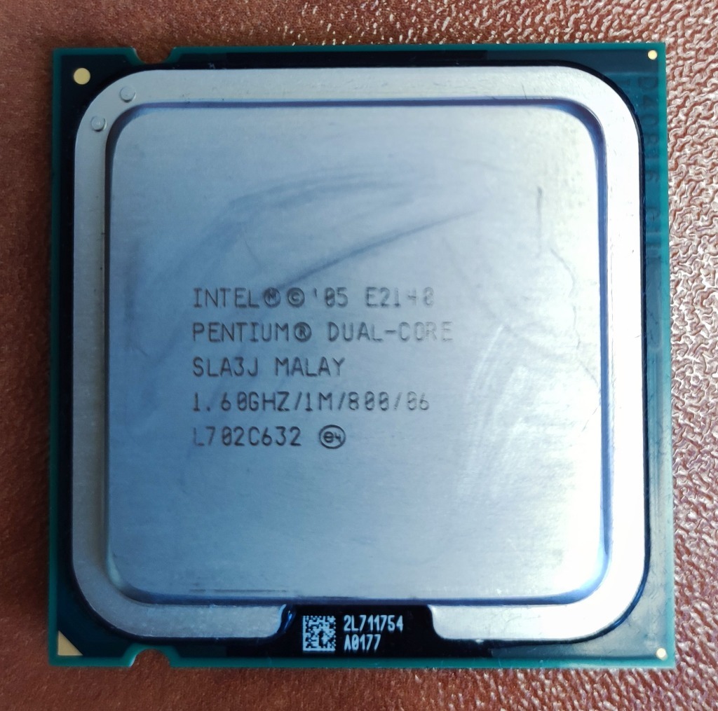 Procesor Intel Pentium Dual-Core E2140 SLA3J MALAY | Wrocław | Kup ...