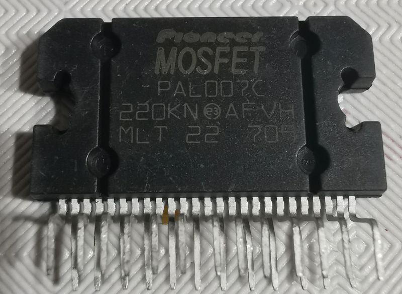 Koncowka mocy PAL007C Pioneer | Ścinawka Średnia | Kup teraz na Allegro ...