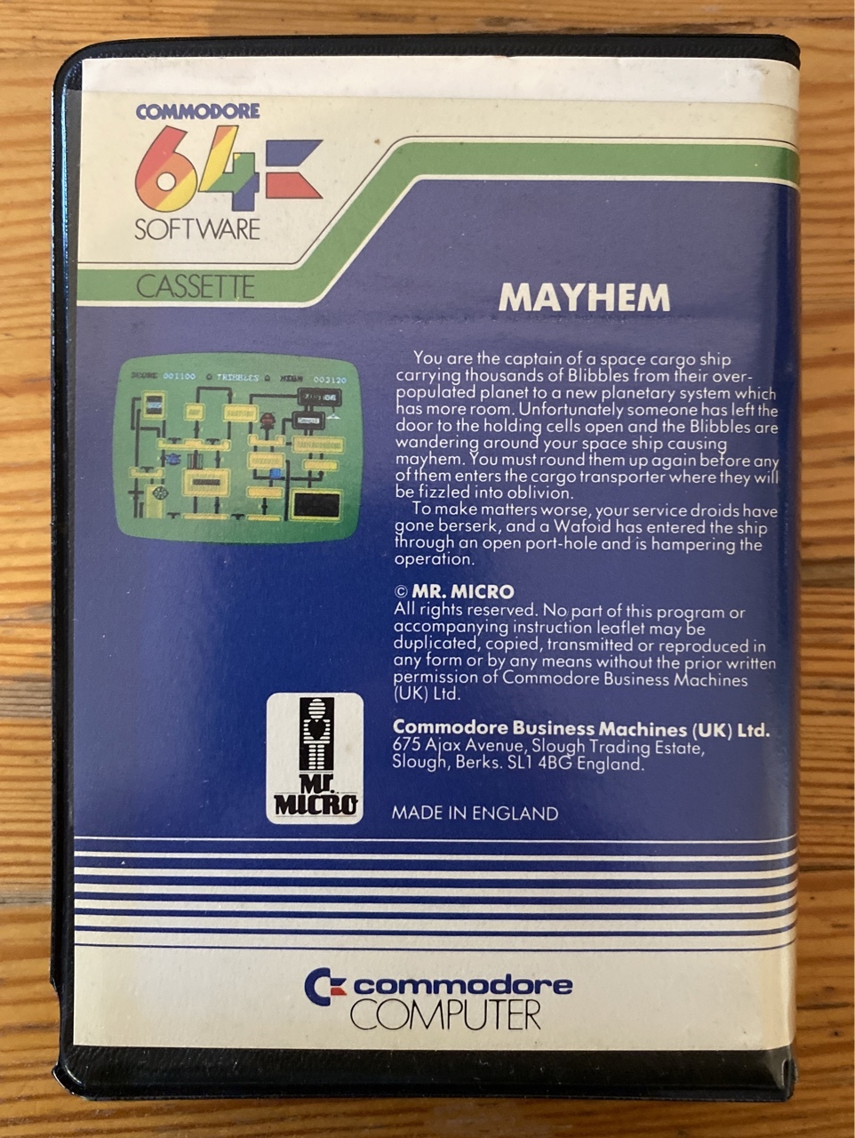 Mayhem gra na Commodore 64 C64 Warszawa Kup teraz na Allegro Lokalnie