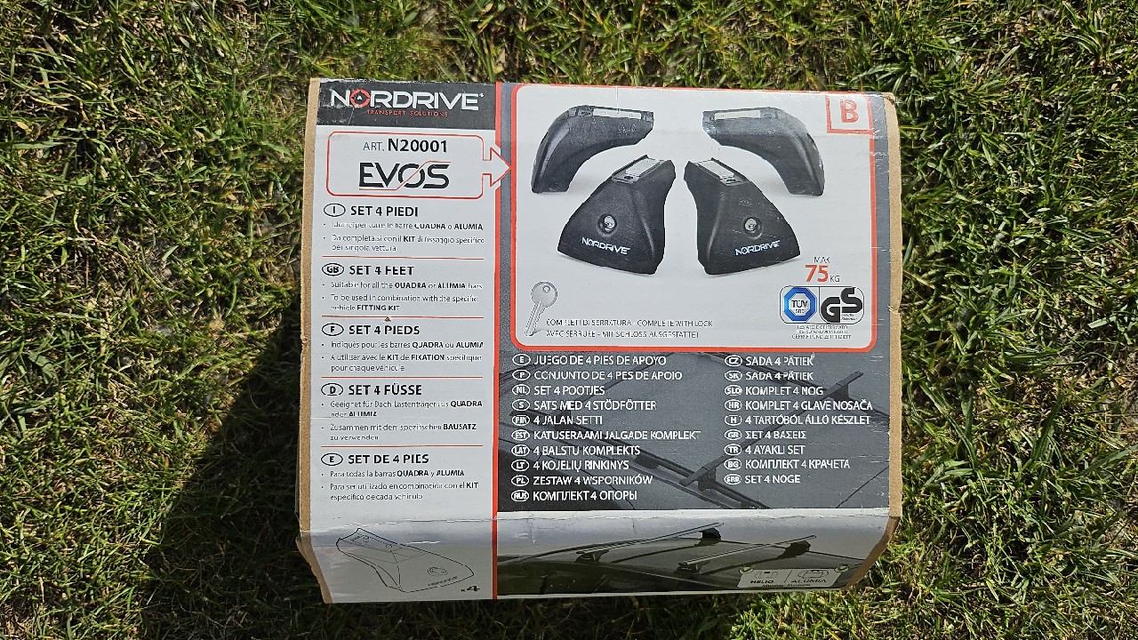 nordrive N20001 evos stopy+poprzeczki+poprzeczki helio L127cm