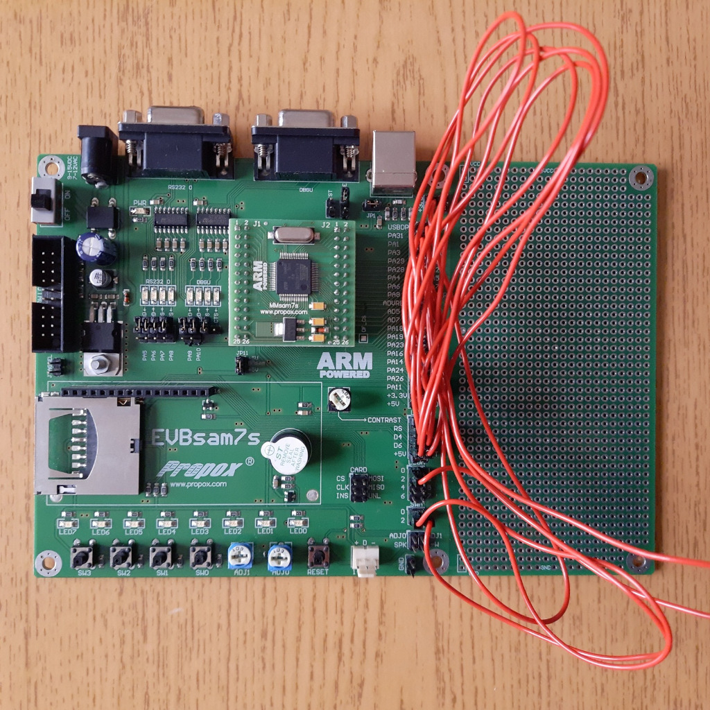 Zestaw uruchomieniowy EVBsam7s AT91SAM7S256 | Bydgoszcz | Kup teraz na ...