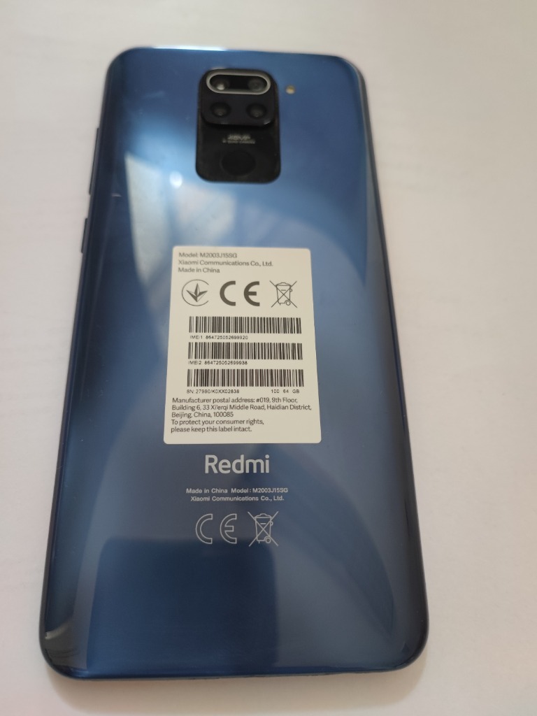 Smartfon Redmi Note 9 M2003J15SG 4/64GB KOMPLET | Szczecin | Kup teraz ...