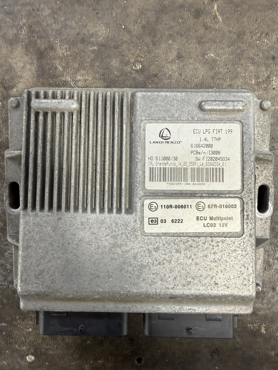 БЛОК КЕРУВАННЯ LPG PUNTO 1.4 616642000 511000/30 