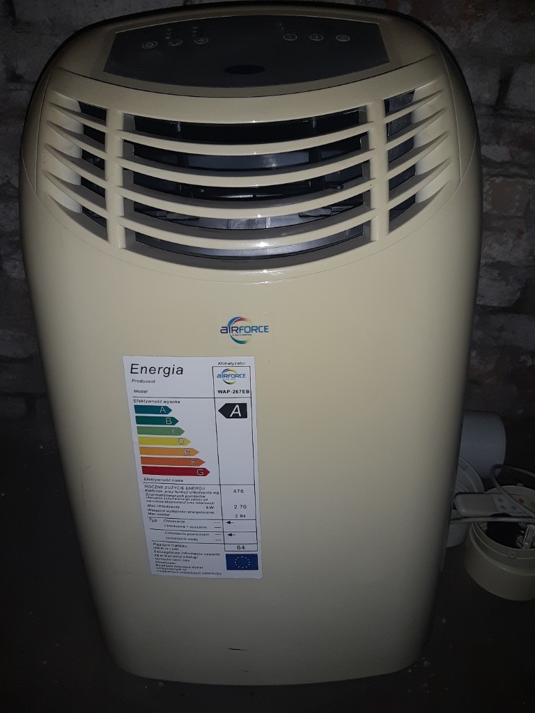 klimatyzator przenośny airFORCE WAP267EB Kraków Kup teraz na