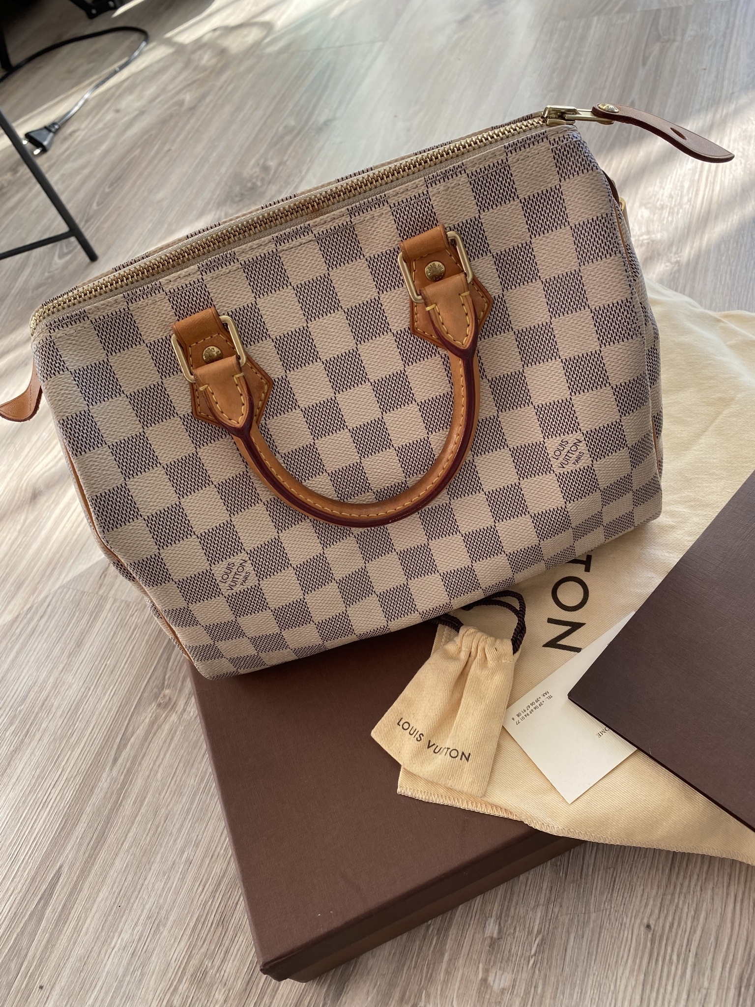 Oryginalna Louis Vuitton Speedy Round Bag torebka, Pyrzyce