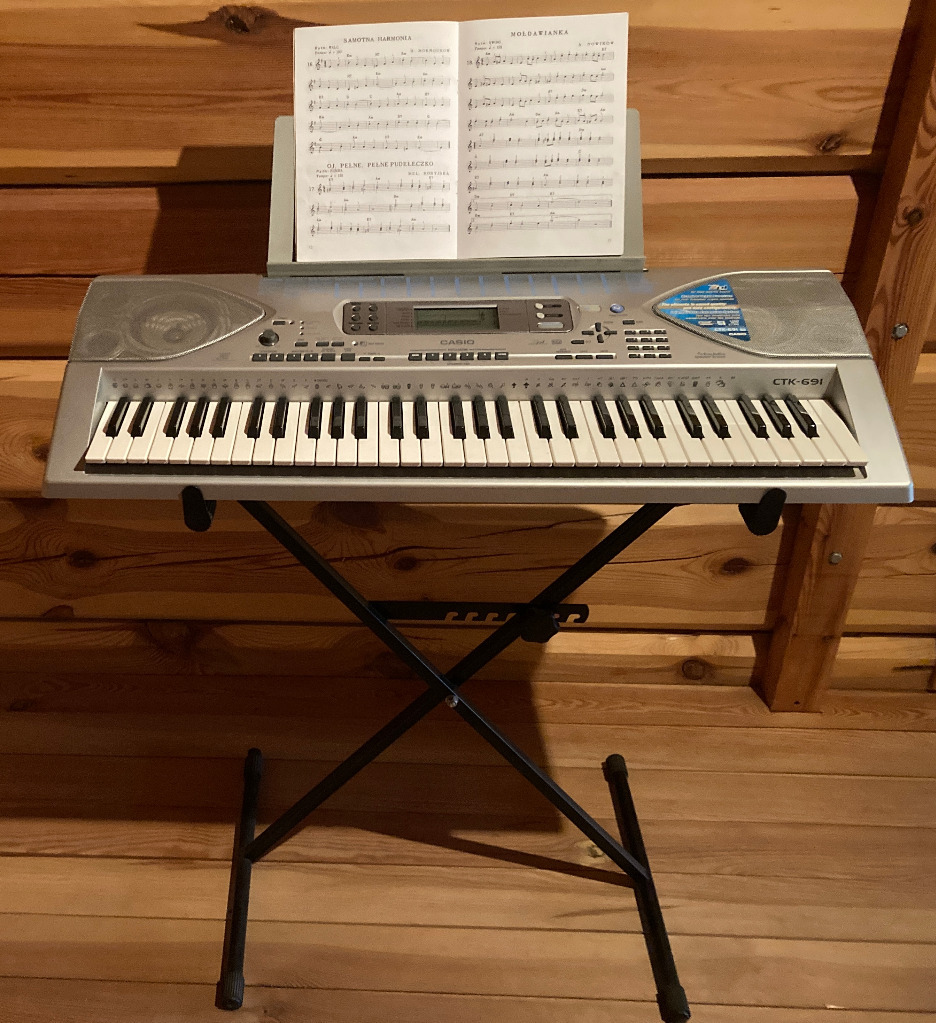 Keyboard Casio CTK691 Warszawa Kup teraz na Allegro Lokalnie