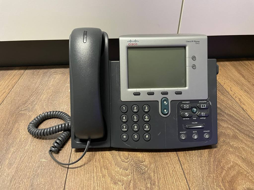 Telefon Cisco IP Phone 7942 + zasilacz Pilchowice Kup teraz na