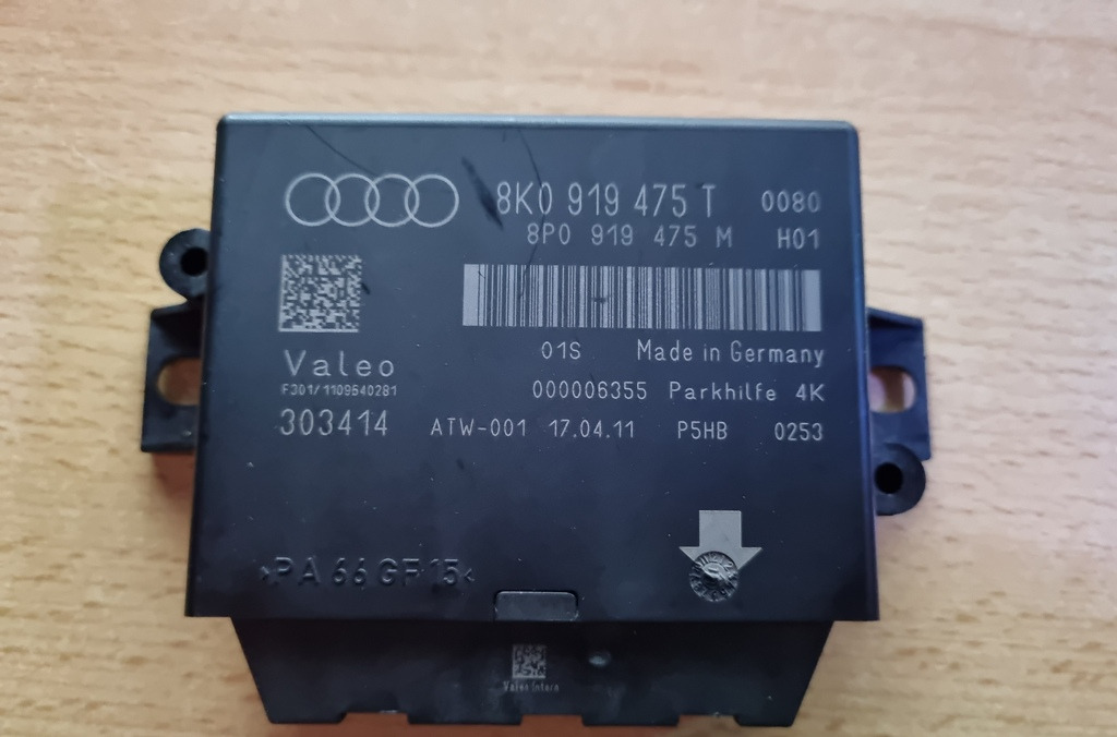 БЛОК КЕРУВАННЯ МОДУЛЬ ПАРКТРОНІК AUDI A4 B8 8K0919475T 8P0919475M 