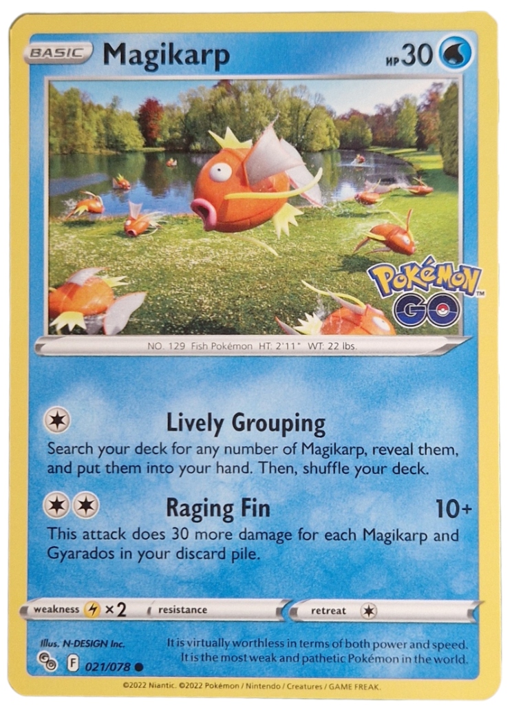 Karta Pokemon TCG Magikarp (021/078) Pokemon Go | Opole | Kup teraz na ...