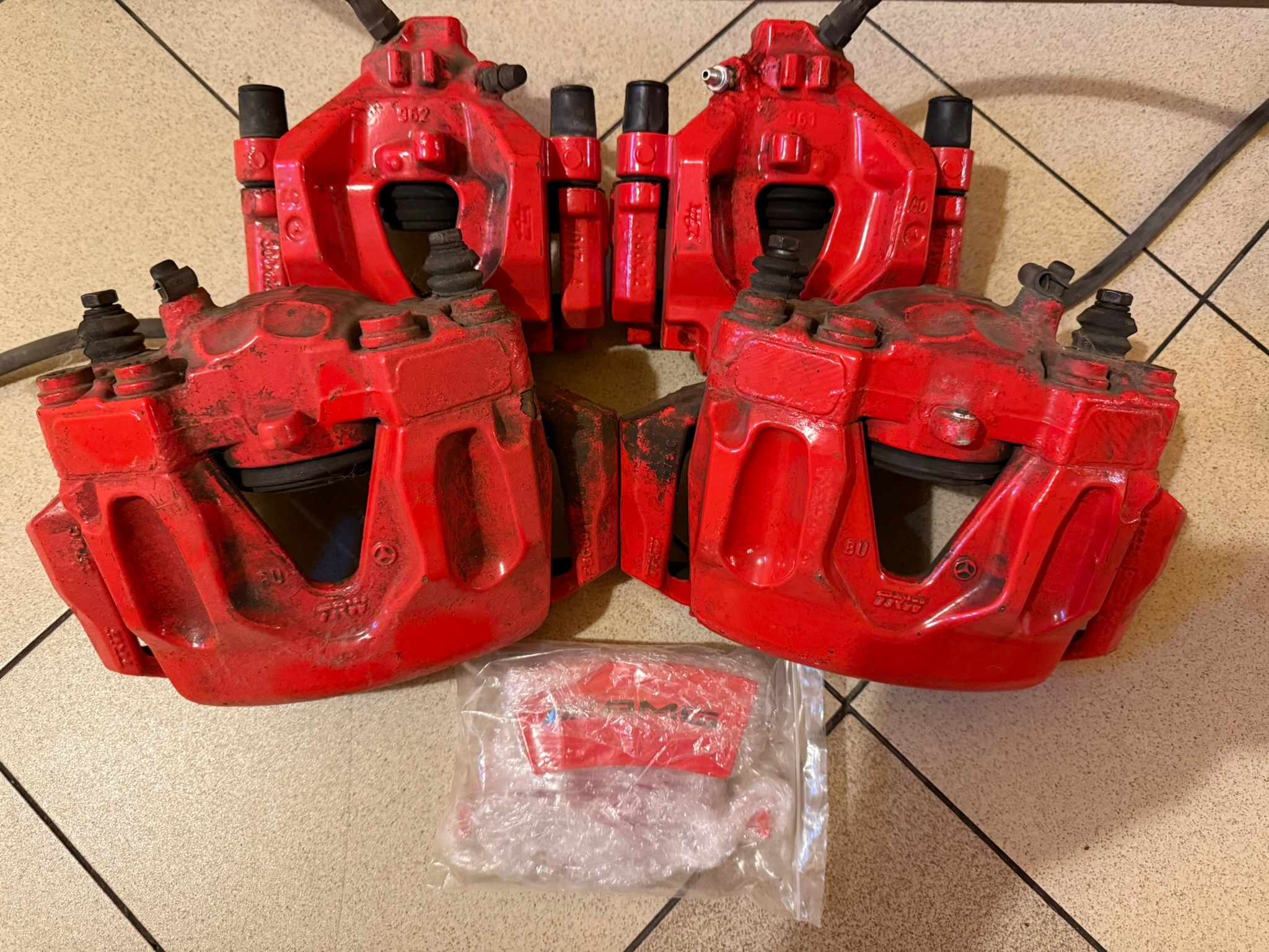 КОМПЛЕКТ LAKIEROWANYCH PROSZKOWO ЗАТИСКІВ C350 E350 W204 W212 W207 