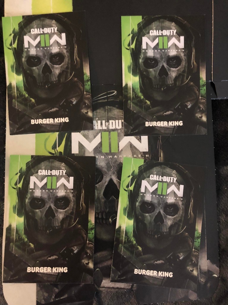 Call Of Duty Modern Warfare 2 MW2 Burger King SKIN Warszawa Kup