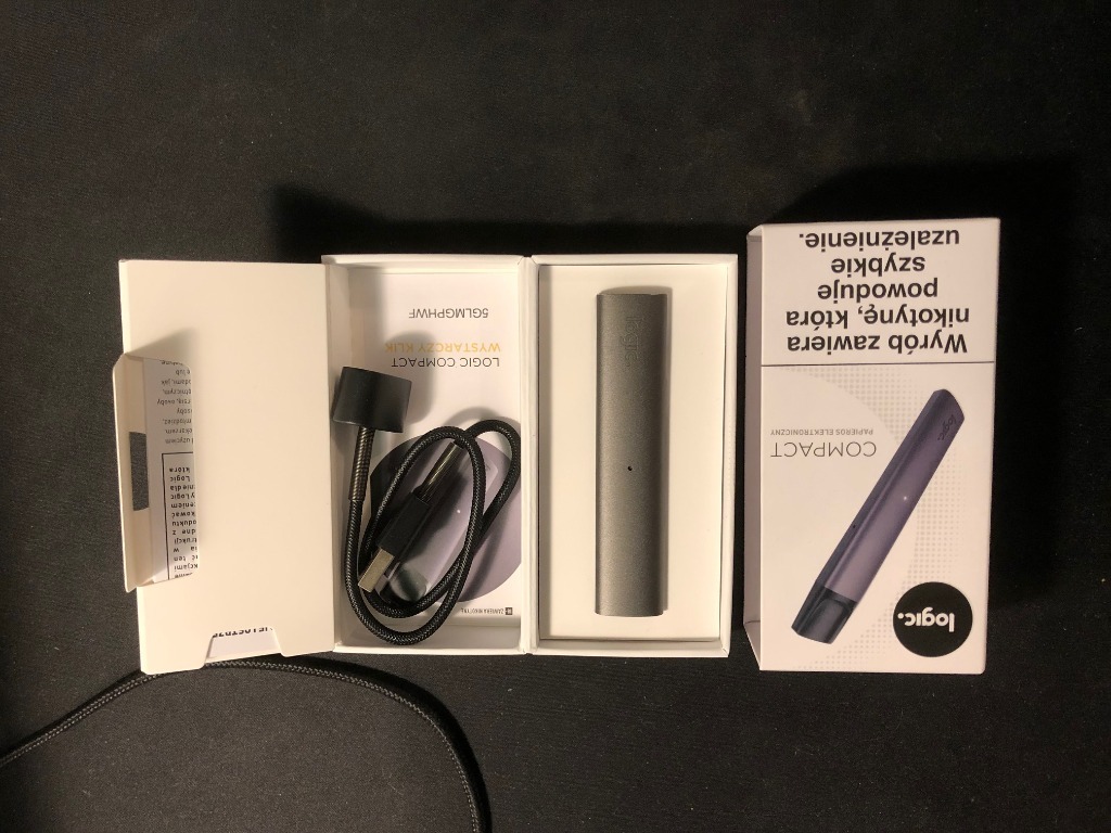 Logic Compact Grey Papieros elektroniczny Łódź Licytacja na Allegro