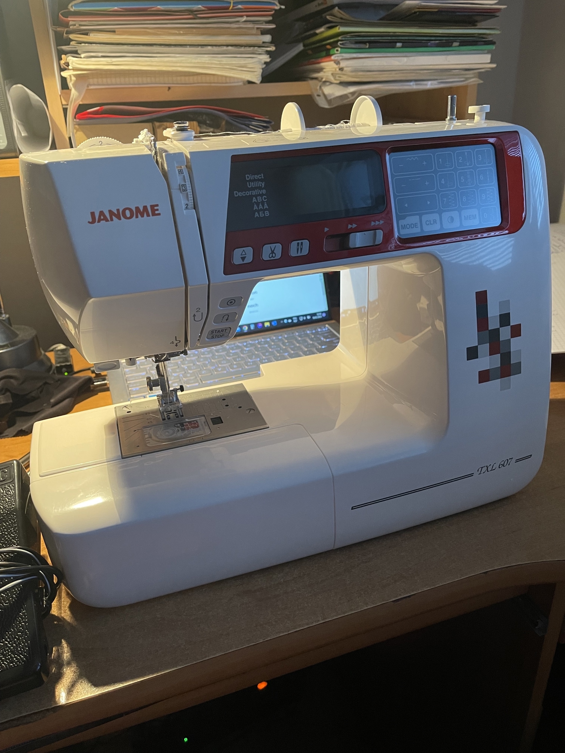 Maszyna do szycia JANOME TXL607 Warszawa Ogłoszenie na Allegro Lokalnie