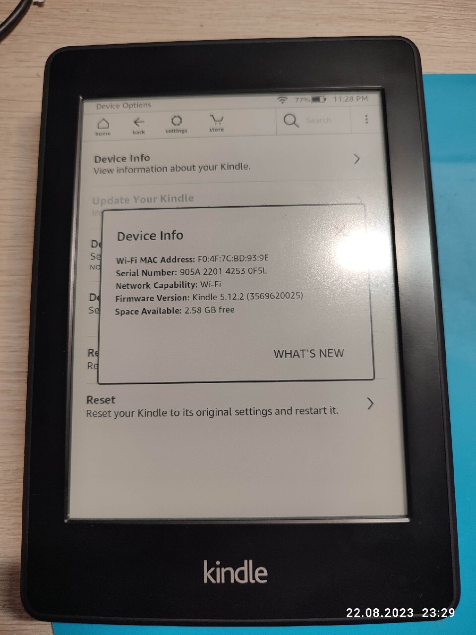 Kindle paperwhite 3 7gen IDEALNY nowa bateria | Katowice | Kup teraz na ...