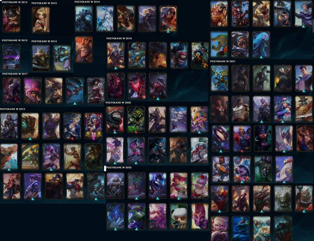 Konto League Of Legends Platyna