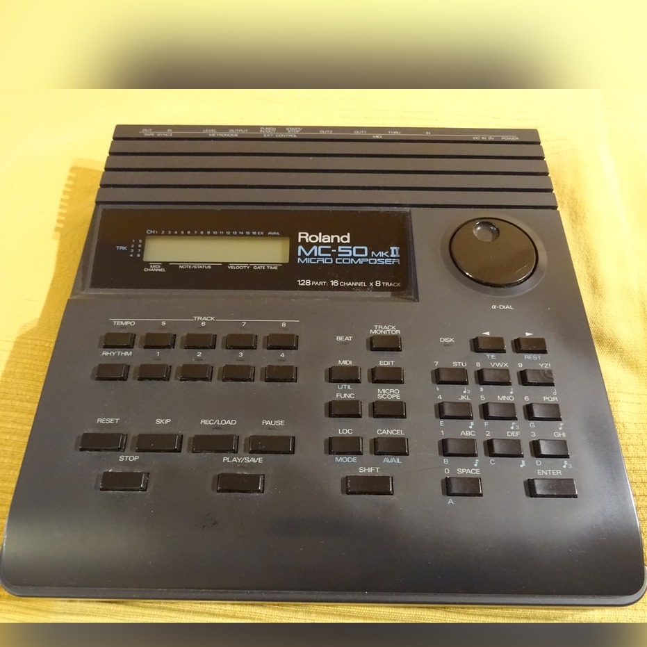 Kultowy sequencer Roland MC 50 mk II Warszawa Licytacja na Allegro
