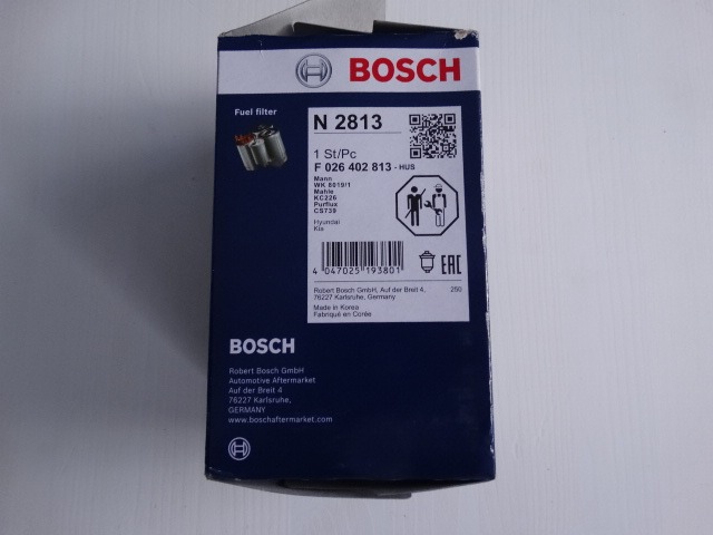 ФІЛЬТР ПАЛИВА KIA CEED BOSCH F026402813 