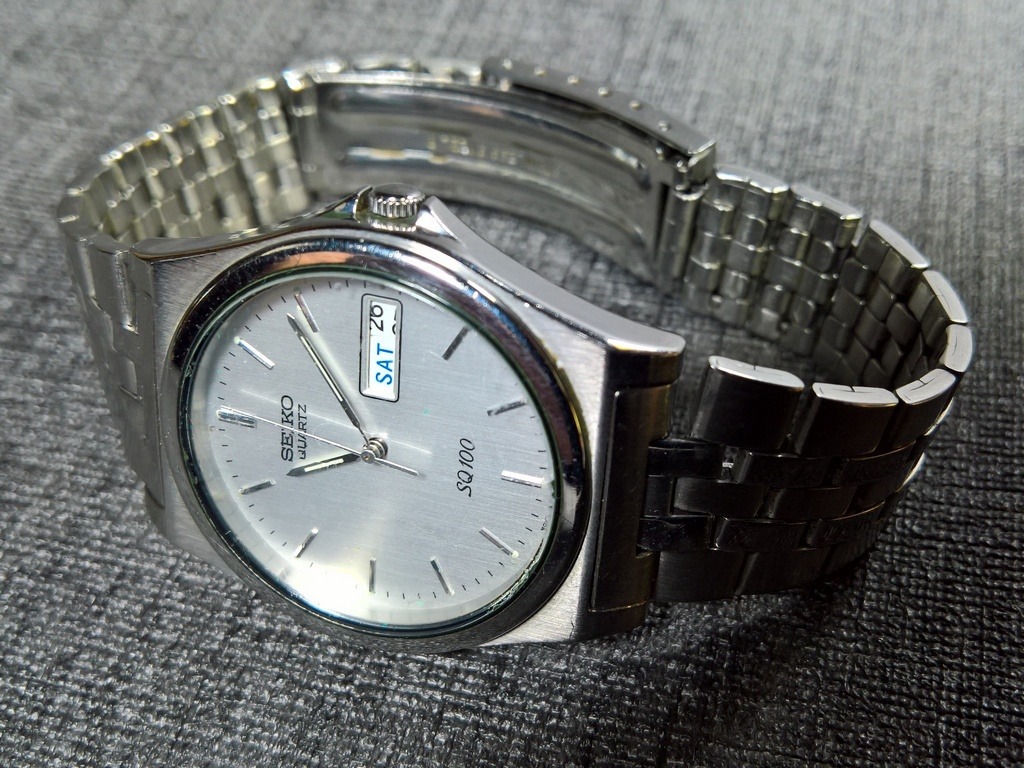 Seiko SQ100] Inherited This Piece From My Granddad About A Year I Wear It  With Absolute Pride But I've Come To Realise I Don't Know Much About When  Was It 