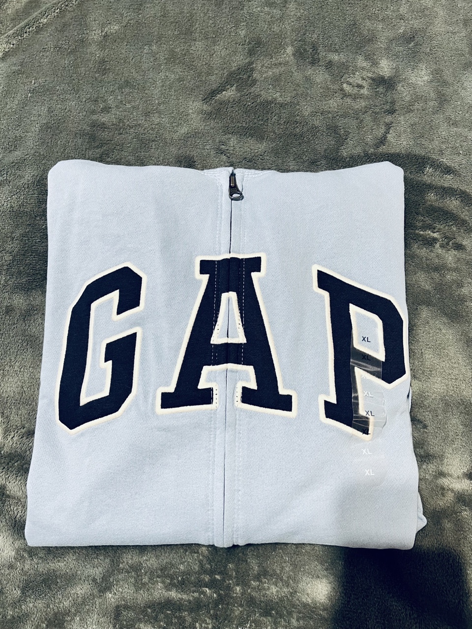 Zdjęcie oferty: Nowa męska bluza z kapturem GAP błękitna rozm. XL
