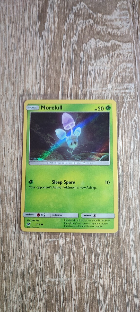 Karta Pokemon Morelull holo Detective Pikachu Gniezno Kup teraz na