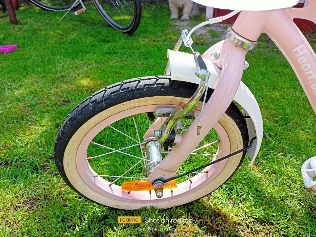 Rower Sun Baby HEART BIKE 14" Biały, Różowy Mrozów Kup teraz na