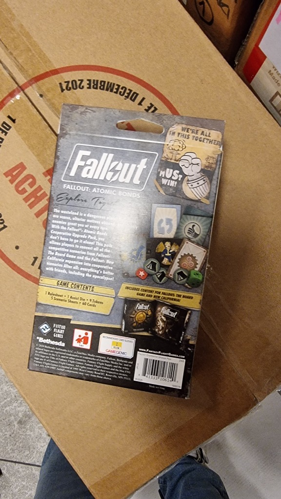 Fallout Atomic Bonds Board Game Chorzów Licytacja na Allegro