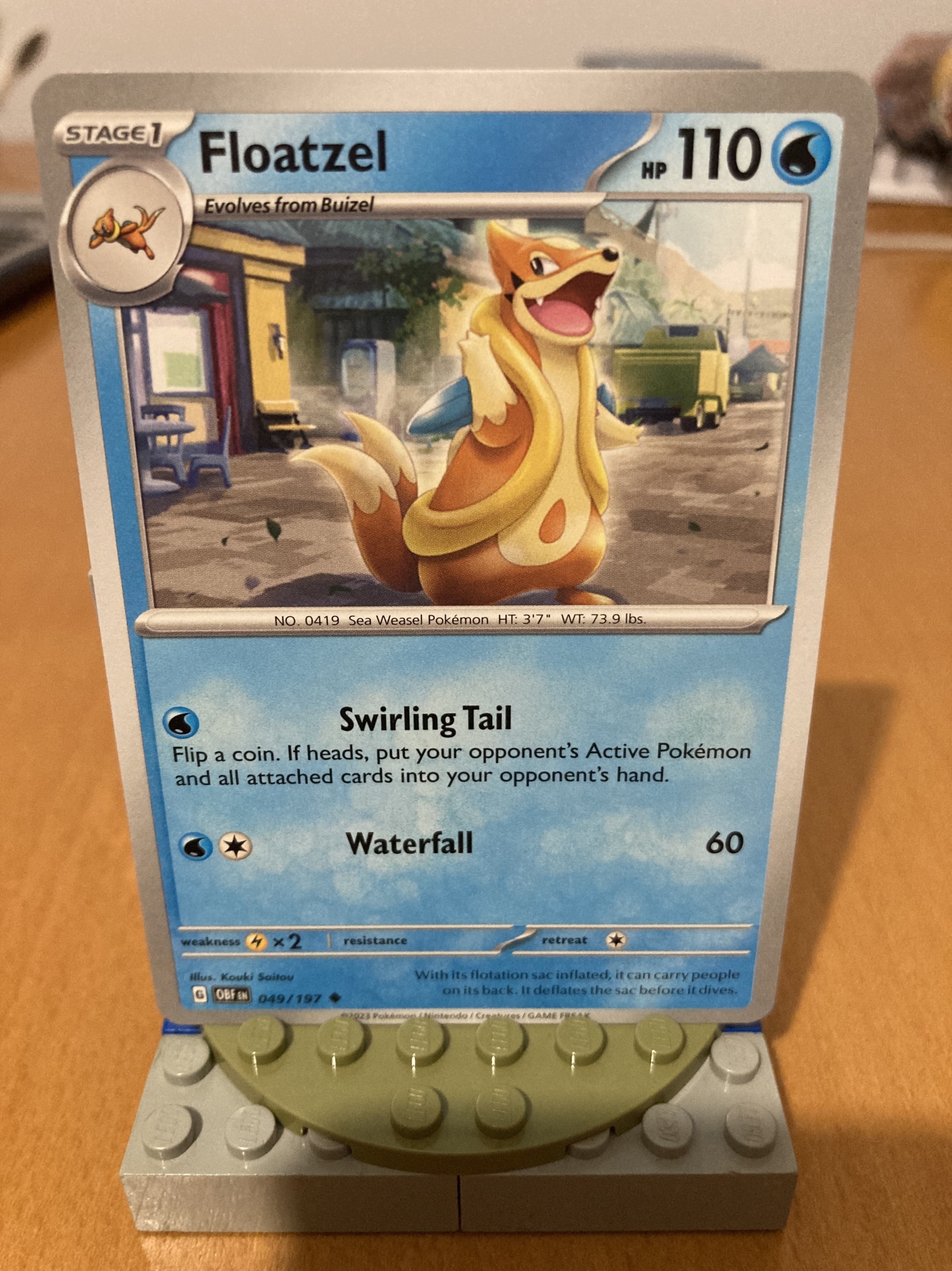 Pokemon TCG Obsidian Flames - Floatzel 049/197 | Gdask | Kup teraz na  Allegro Lokalnie