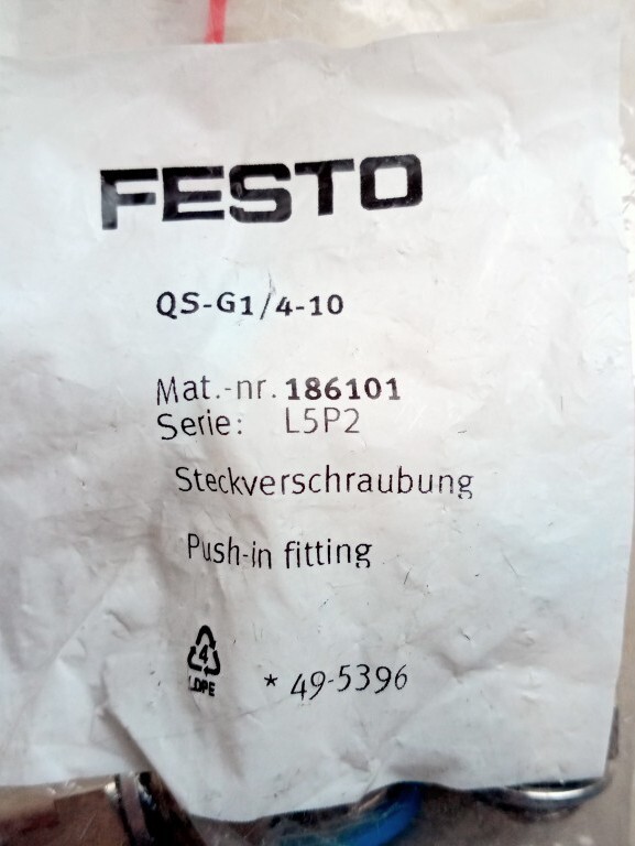 Złączka wtykowa QSG1/410 (186101), Festo Siemianowice Śląskie Kup