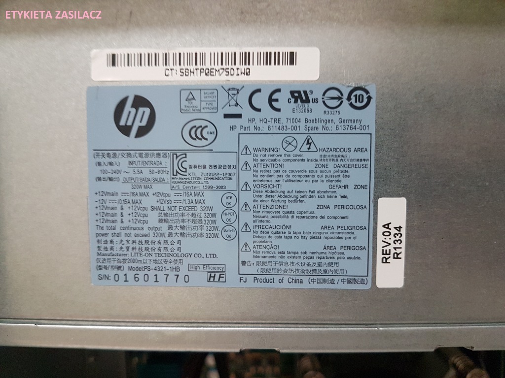 Zdjęcie oferty: Komputer HP 8300 i5 3470 16 GB 120GB SSD WIN 10