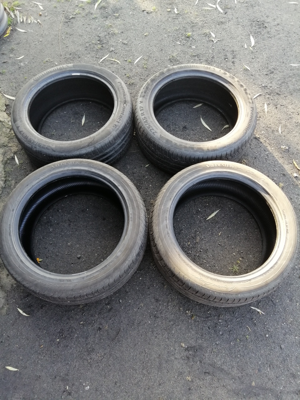 Opony Letnie continental/vredestein 225/45r17 7mm Kutno Kup teraz