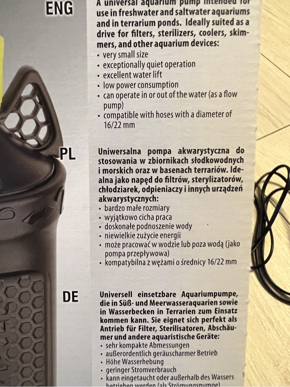 Aquael uni pump 1000 pompa przepływowa 15w Żory Kup teraz na