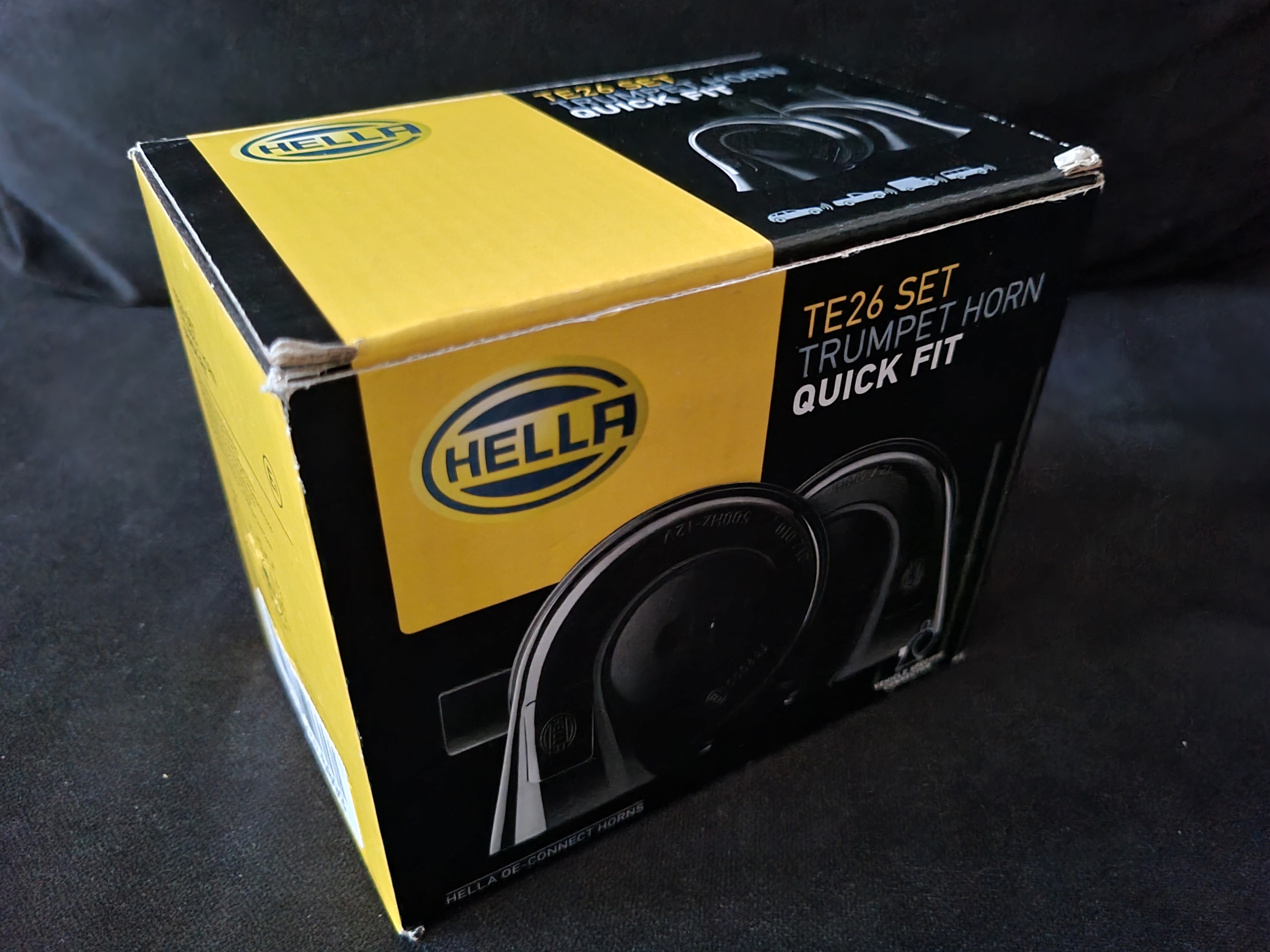 КЛАКСОН - HELLA TE26 - 12V - 110DB - 400HZ-500HZ - 3FH 012 010-111 - 2ШТ 