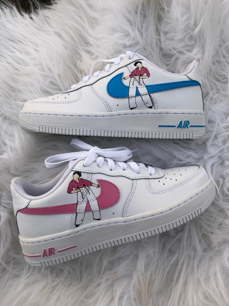 harry styles custom air force 1